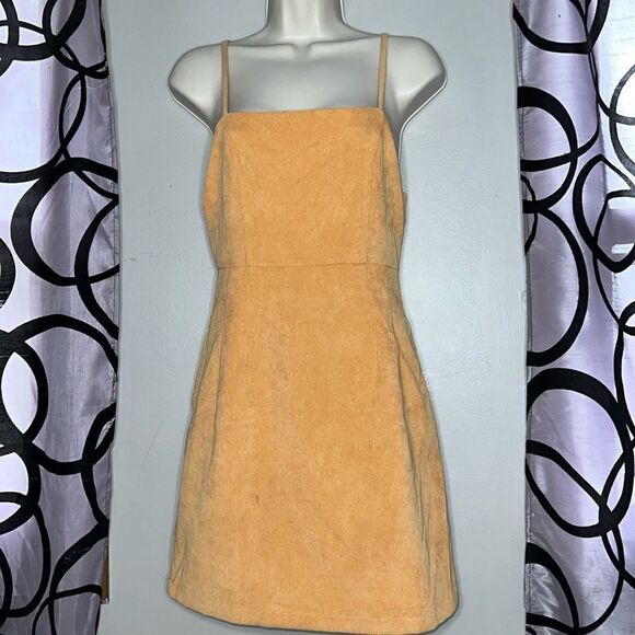 Urban Outfitters CORDUROY CAMI MINI DRESS - Picture 1 of 9